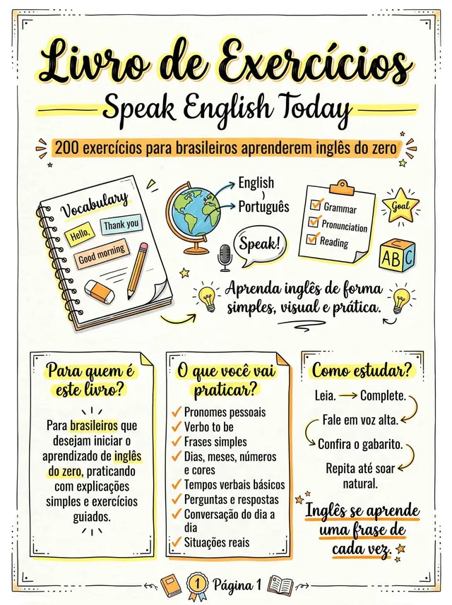 Preview do Método Fale Inglês Hoje